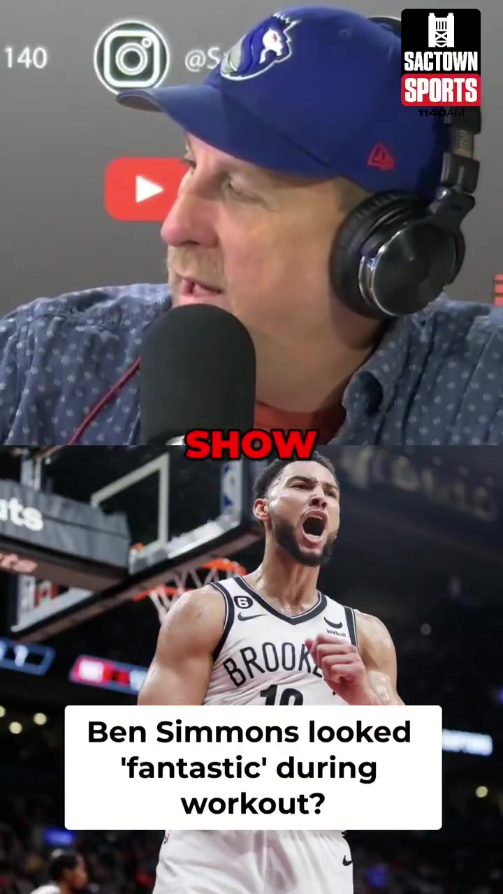 Not Kings related in this caseSomebody who was at those workouts said that Ben Simmons looked fantastic Per CarmichaelDave on SactownSports1140