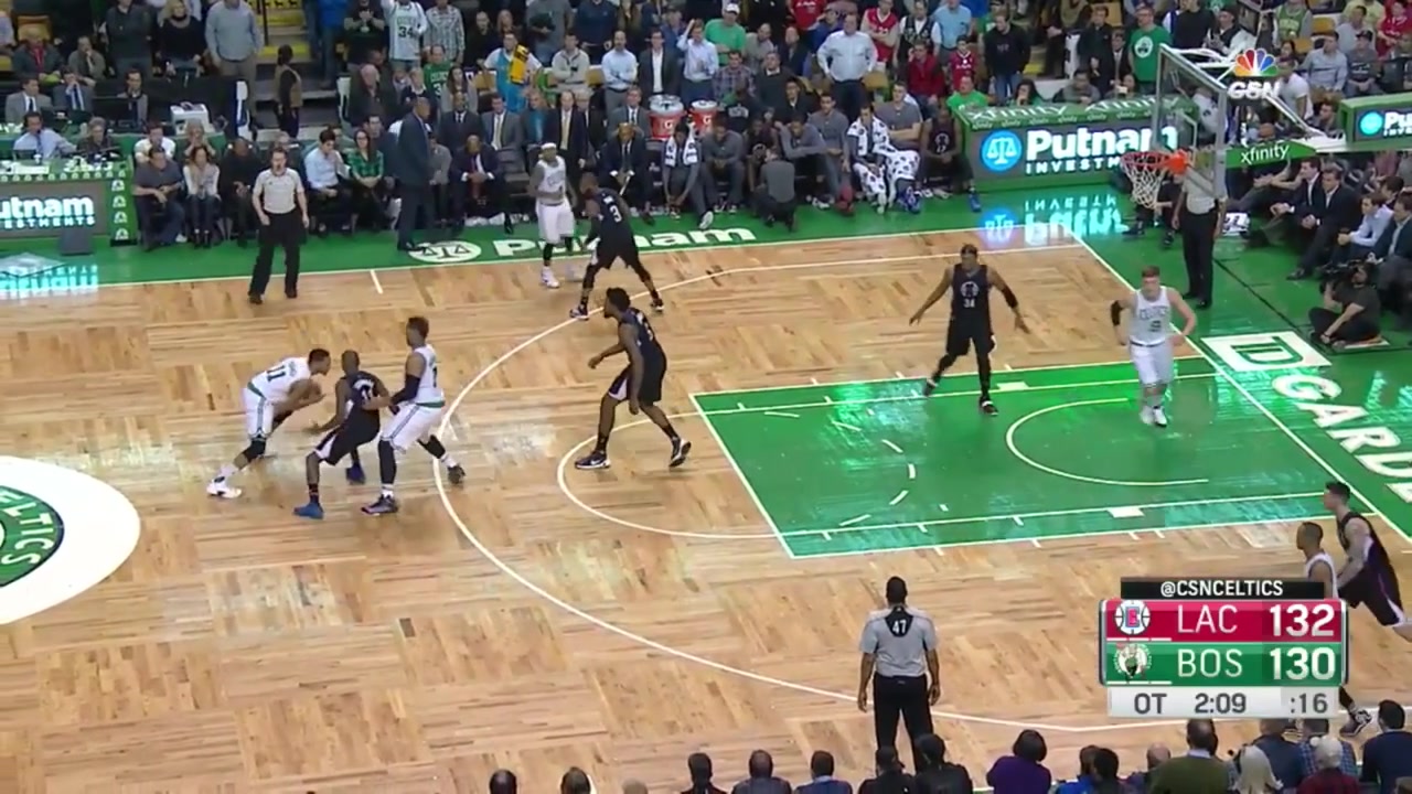 Evan Turner hits three big clutch buckets in overtime to lead the Celtics to a win over the Los Angeles Clippers in TD Garden with replays 2102016