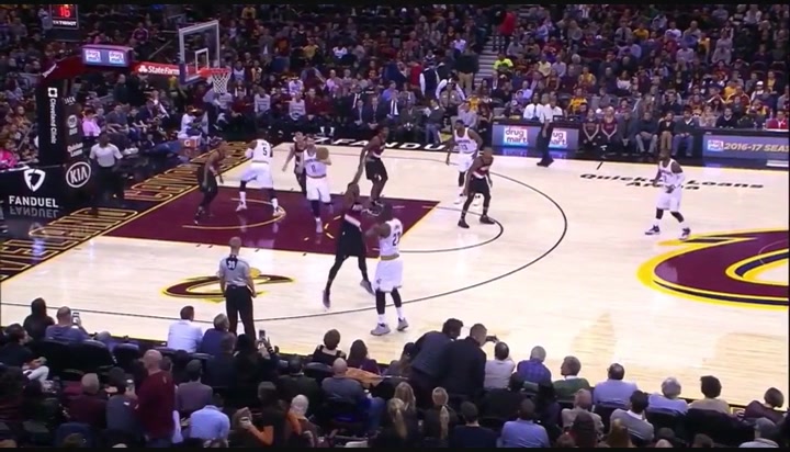 Kevin Love with a blazing hot 34 points in the first quarter