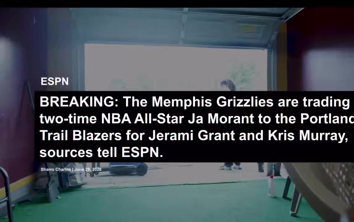 Ja Morants reaction to getting tradedDamn they sent me to Portland via MaskedMem12