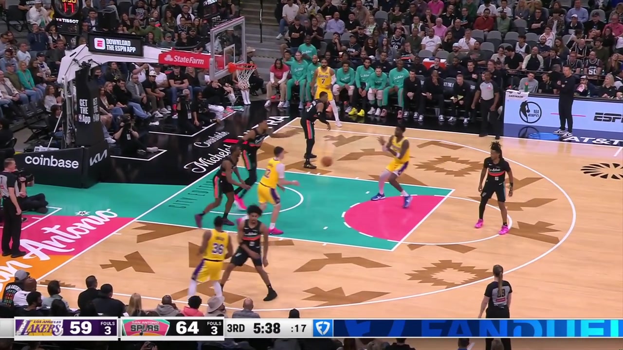 Lowlight Wemby gets the block and goes for the 2-way highlight but fumbles the alley-oop off the backboard along with giving a foul
