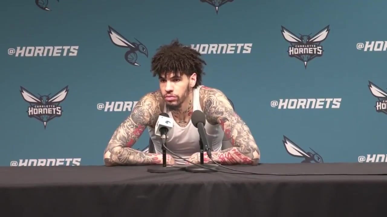 LaMelo Ball I didn't start today so I could finish the back end I take full responsibility that was my fault That last lob could've dribbled that out and some silly possession before that The last pass I should've shot that instead of putting Bull in that position