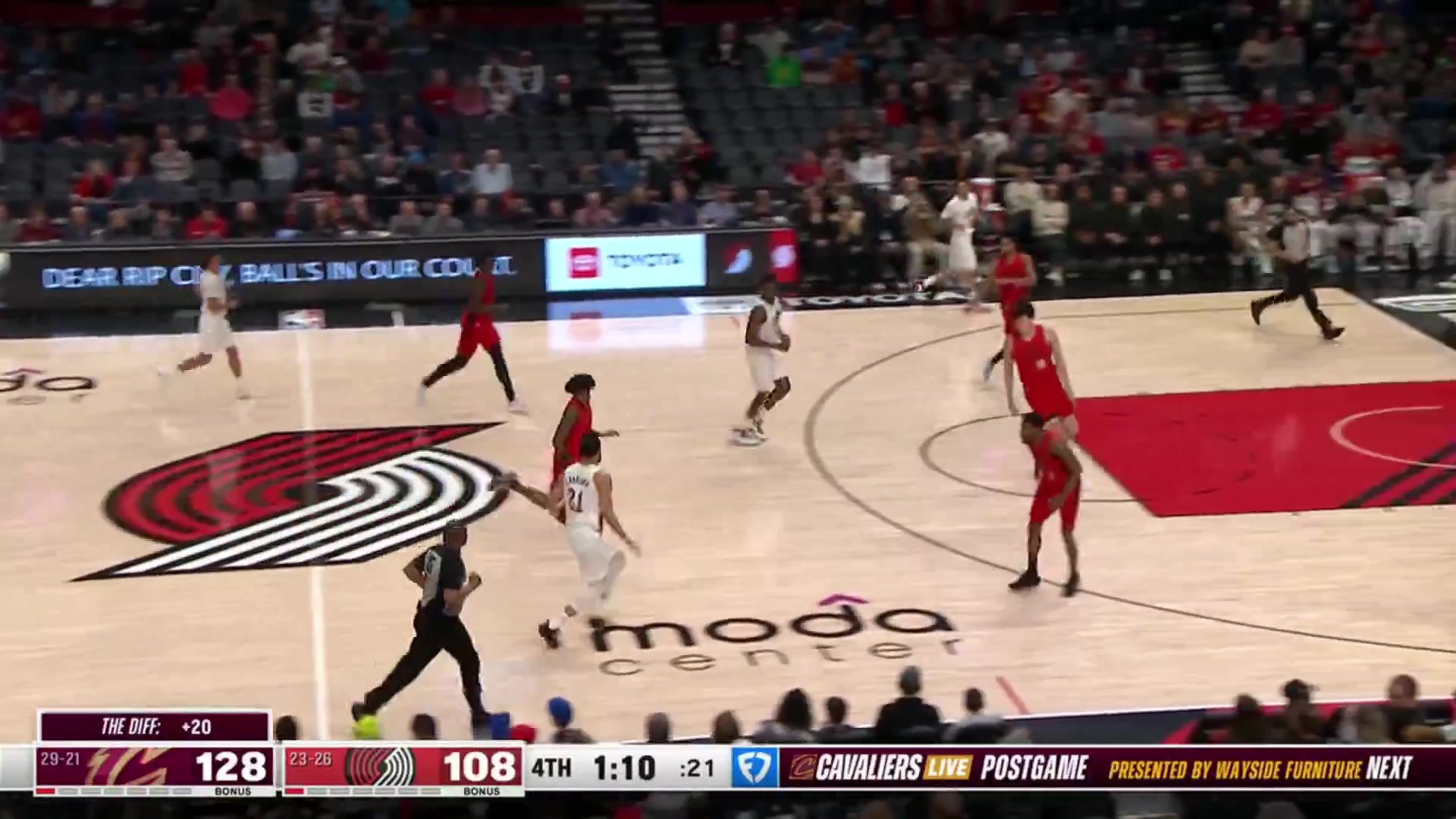 Tristan Enaruna hits the tough lay-up for his first NBA points