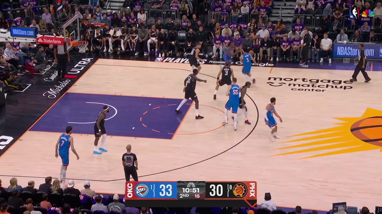 Jared McCain scores the And-1 then hits the jumper and then scores another layup for quick 7 points in the 2nd quarter with replays
