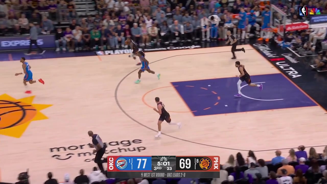 Dillon Brooks sticks his leg out on the 3-point attempt gets called for the offensive foul Shortly after he gets called for another foul his 4th personal foul in the 3rd quarter With replays