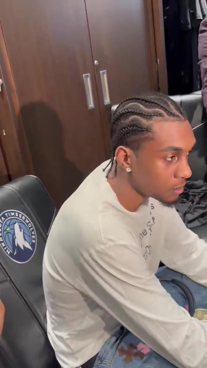 Jaden McDaniels on being confronted by Nikola Jokic I don't know what he said to be honest I just seen someone that was as big as hell