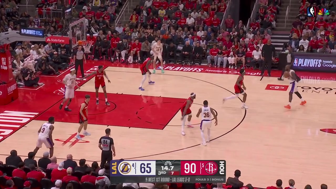Josh Okogie strips LeBron James 7th turnover