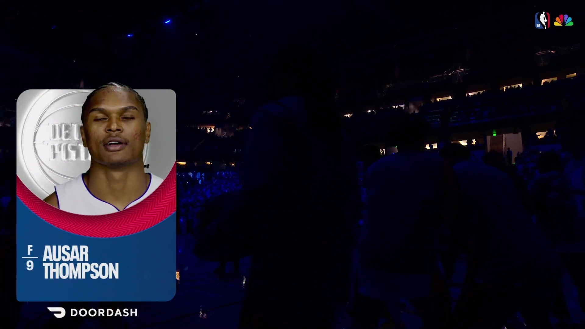Tobias Harris on the player introduction graphicTobias Harris Team Tobias
