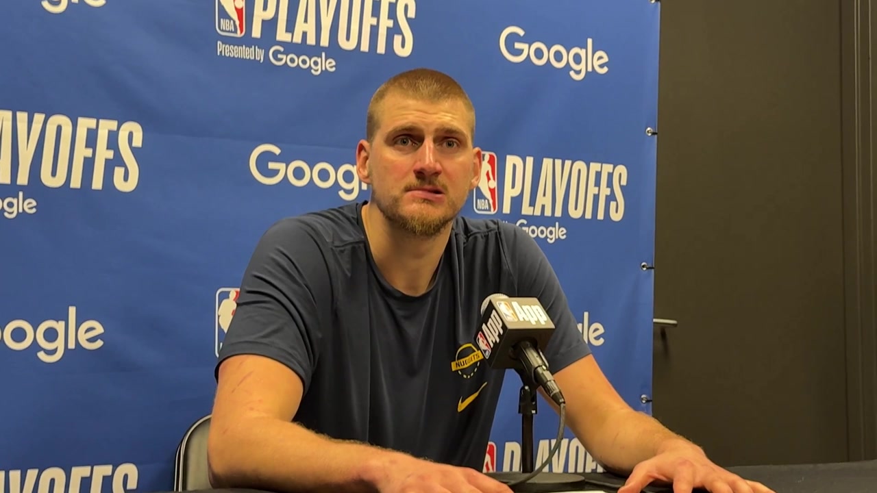 Nikola Jokic on whether or not the Nuggets need changes this offseason Thats not decision but if we were in Serbia wed all be fired