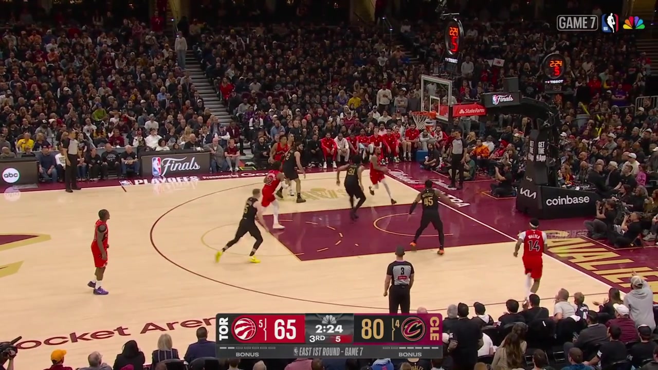 Jarrett Allen blocks AJ Lawson at the rim and then blocks Collin Murray-Boyles with replaysIt was first counted as a double block but the NBA later changed the first block to a miss by Lawson