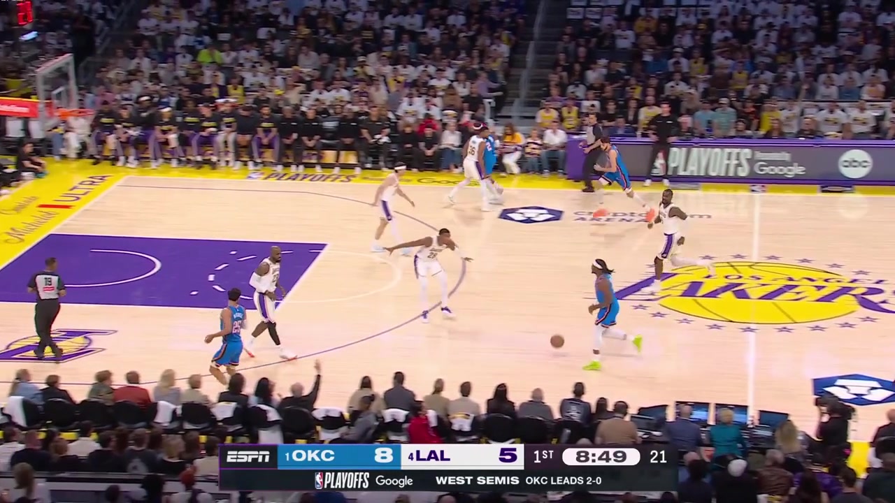 Chet Holmgren falls down hard after a missed shot and Marcus Smart hits the corner 3 off a pass by Rui Hachimura