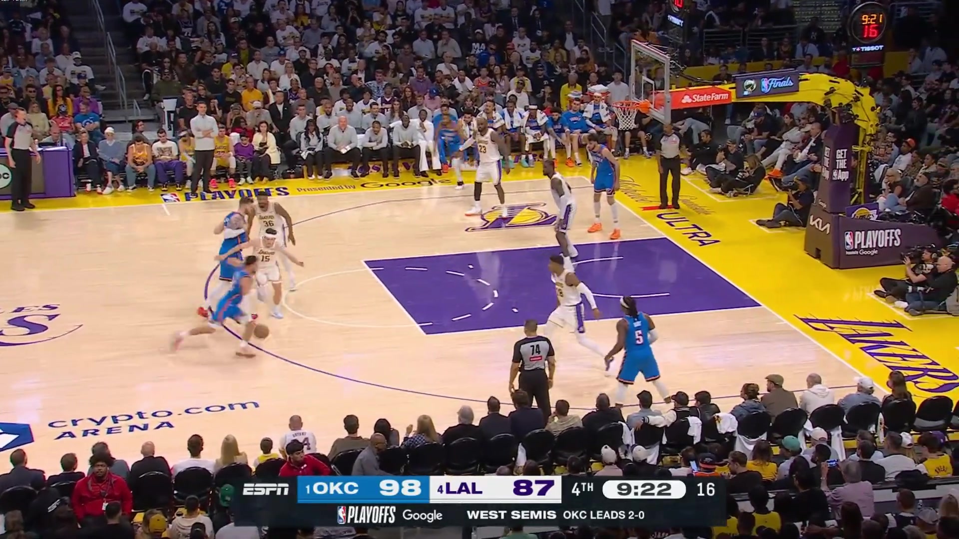 JJ Redick appears to mouth I can't play him after Ayton gives up 2 offensive rebounds in a row Ayton then gives up another offensive rebound and Redick immediately calls for a sub Ayton then gives up an and-1 before the sub takes place