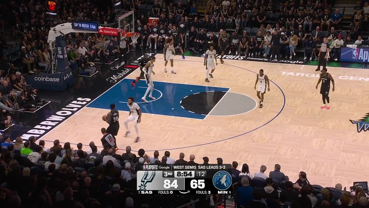 Terrence Shannon Jr fakes Victor Wembanyama in the corner goes around him and finishes with the hammer dunk 13 points