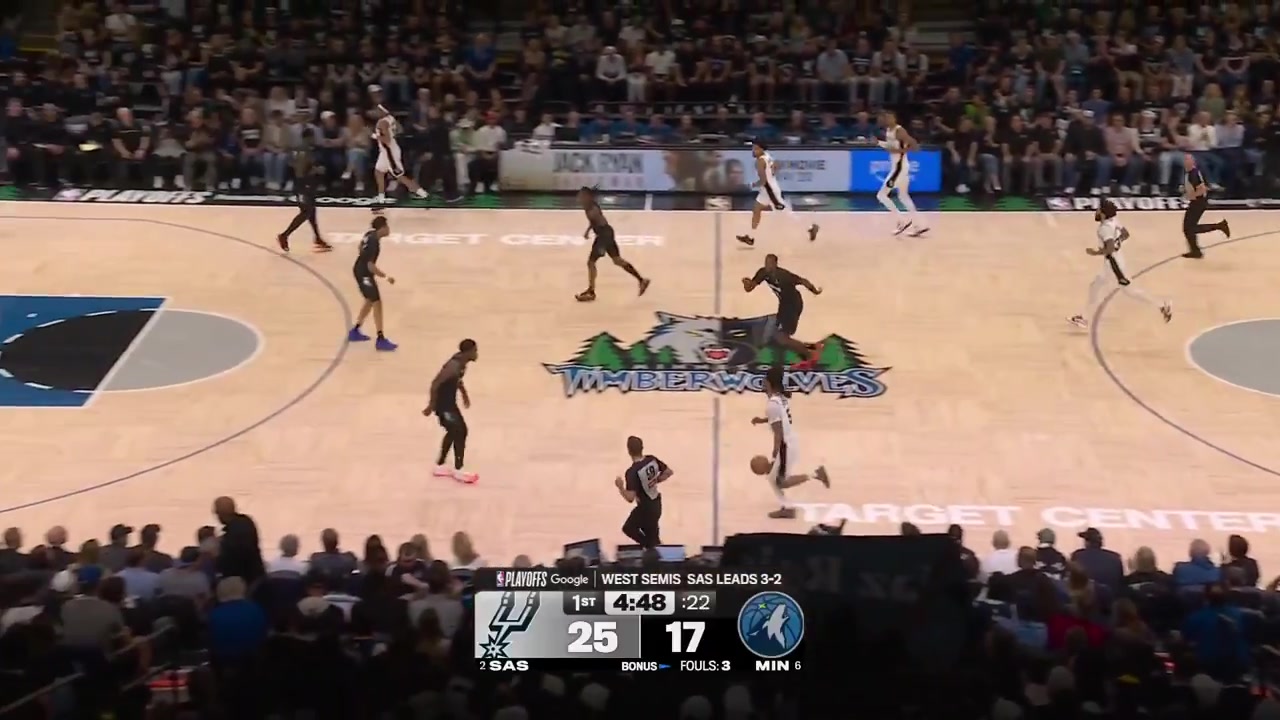 Terrence Shannon Jr full highlights vs San Antonio Spurs last night 109-139 L - Game 6 - Western Semifinals - 2026 NBA Playoffs21 Points on 815 FG 533 13 from 3 44 FT 2 Rebounds 1 Off Reb 1 Assist 1 TOV 1 Steal 3 PF and a - of -21 in 2159 MP off bench