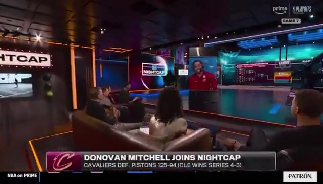 Donovan Mitchell I was hugging the fiancee