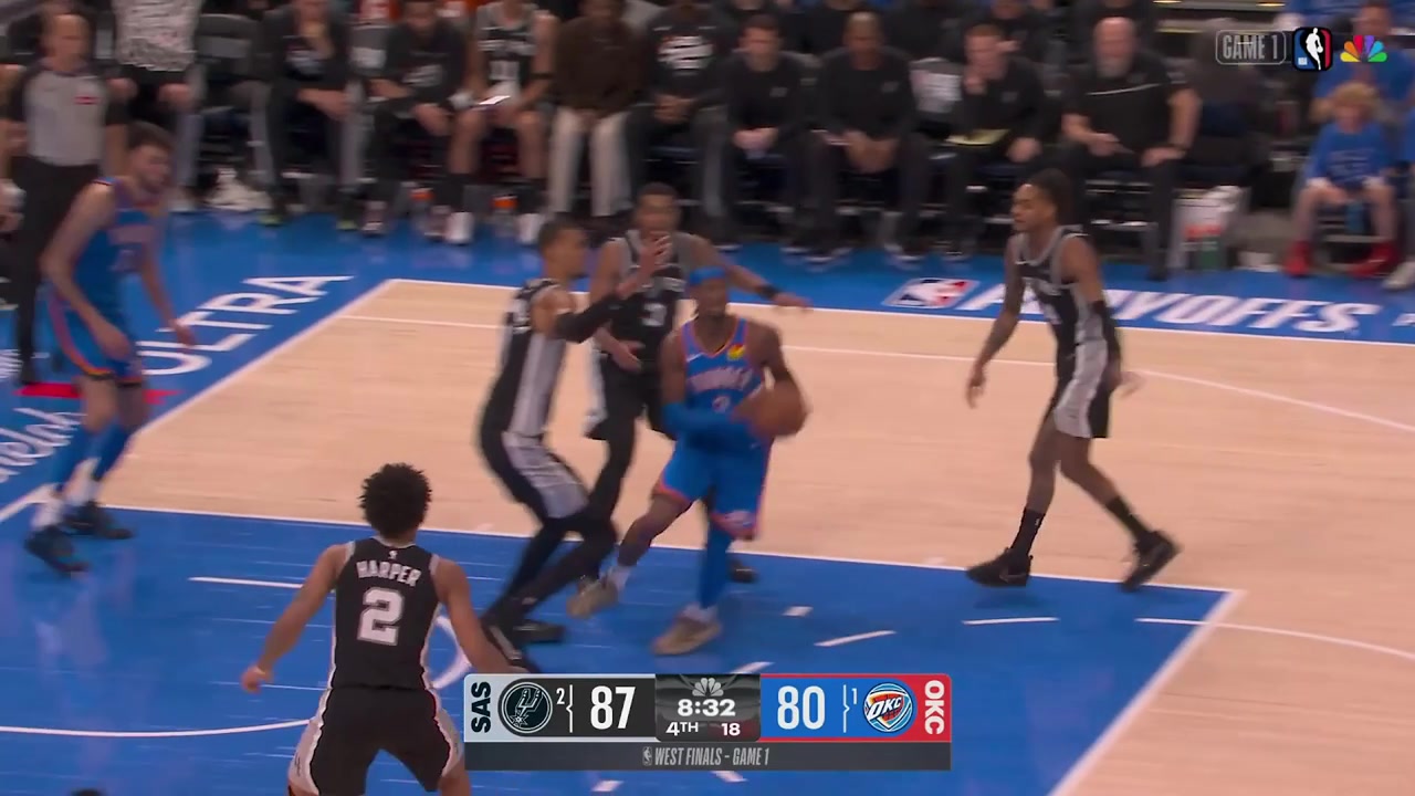 Lowlight SGA misses a wide-open jumper