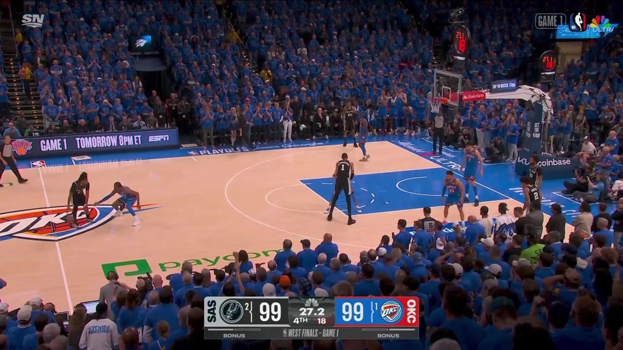 Victor Wembanyama gives the Spurs a 2-point lead with 11 seconds to go
