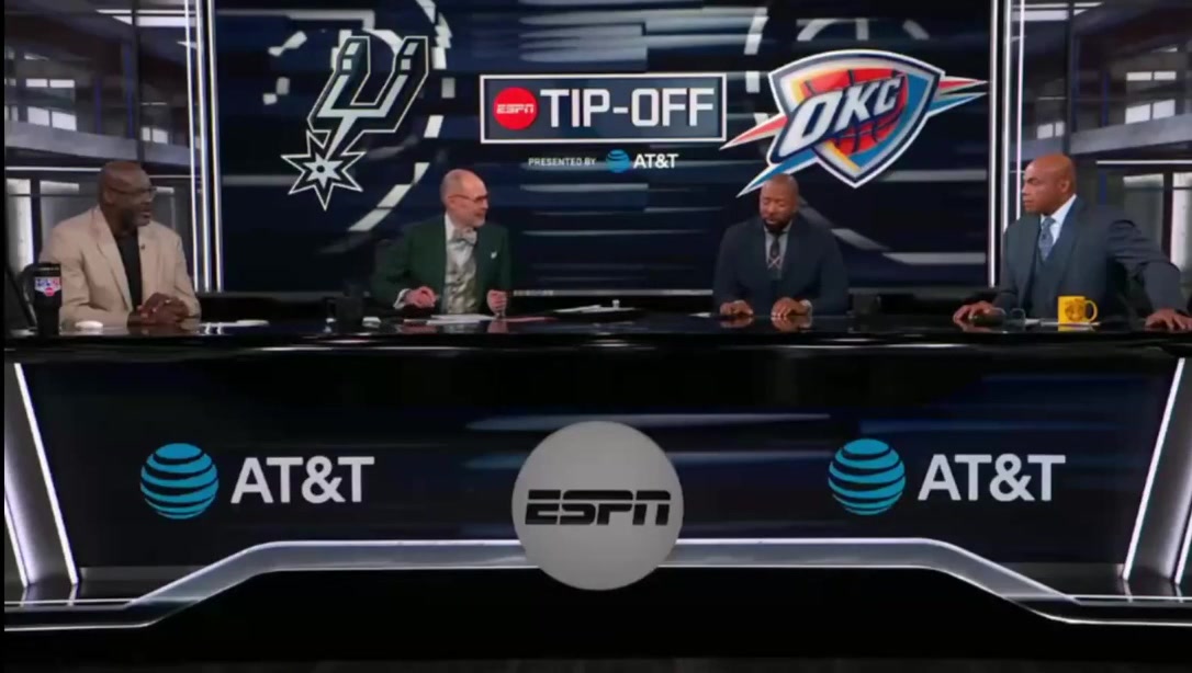 Inside the NBA Kenny tells a story about Hakeem watching David Robinson win the MVP