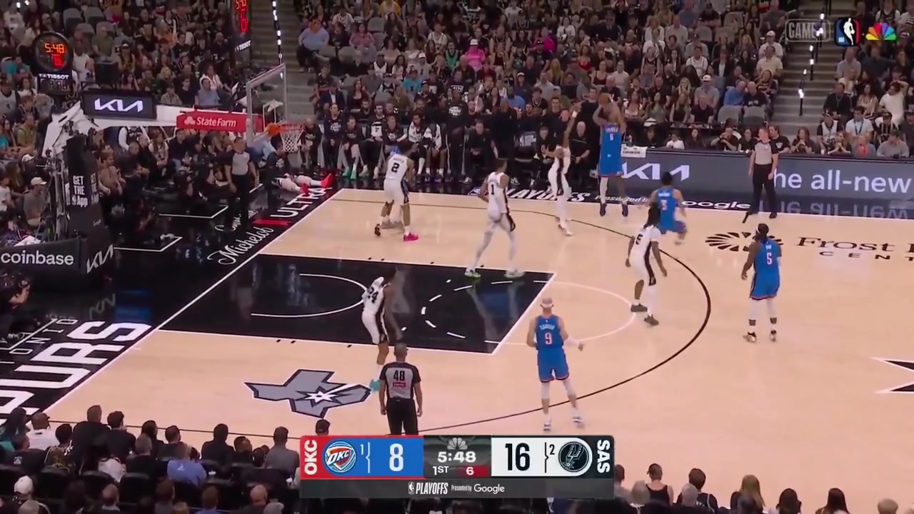 Devin Vassell full highlights vs Oklahoma City Thunder tonight 103-82 W - Game 4 - Western Conference Finals - 2026 NBA Playoffs13 Points on 37 FG 429 24 from 3 56 FT 833 6 Rebounds 3 Assists 1 TOV 1 Steal 1 Block and a - of 27 in 3257 minutes played