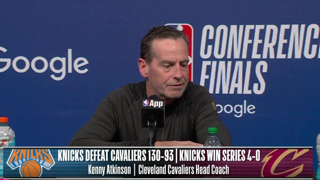 Kenny Atkinson on if the Cavaliers had won game one would it have changed the outcome of the series Look at the other games and the totality of it they pretty much dominated so I think it's a reach to say if we won that it would've changed the series