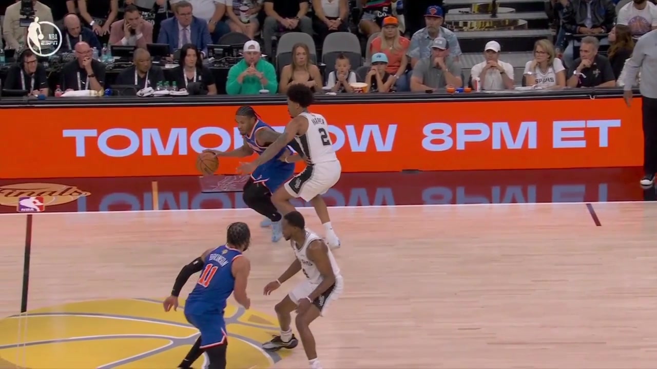 Backcourt violation called on Miles McBride