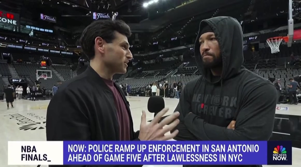 Jalen Brunson on Knicks Fans You never want to be disrespectful Obviously throwing stuff and saying things that are not a part of the game its considered disrespectful I love our fans but we gotta be better
