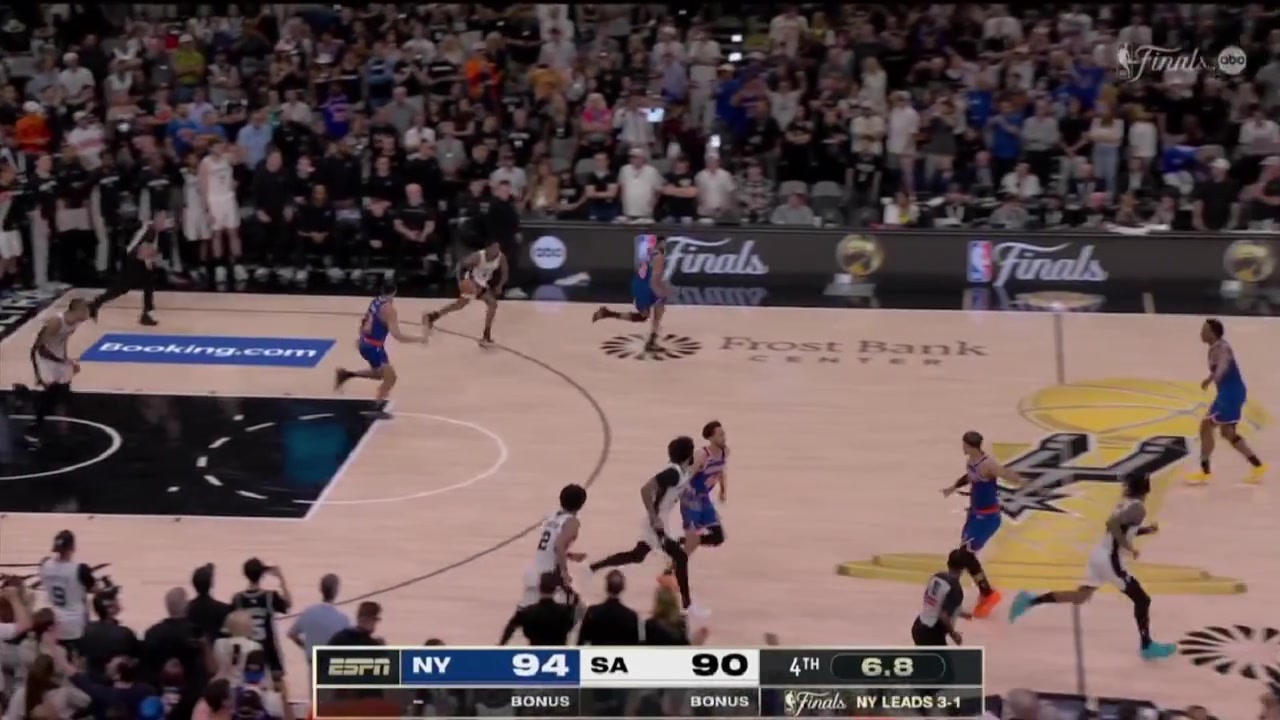 Time expires and the Knicks are NBA Champions
