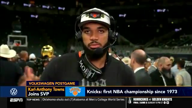 Karl-Anthony Towns Shoutout to my brother Anthony Edwards talking to him all the time