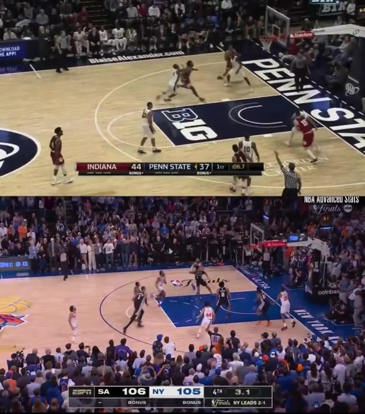 OG Anunoby's successful tip in in Game 4 mirrors the play that led to his ACL injury at Indiana University in 2017