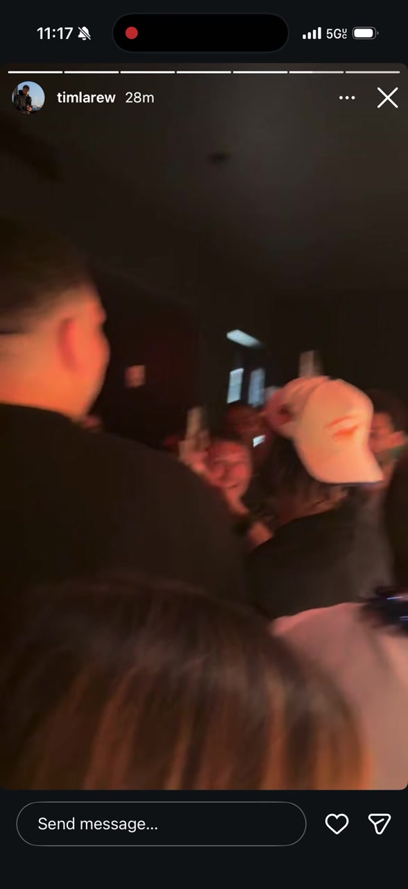 Jalen Brunson Toasting to F Wemby Last Night at Knicks Team Party