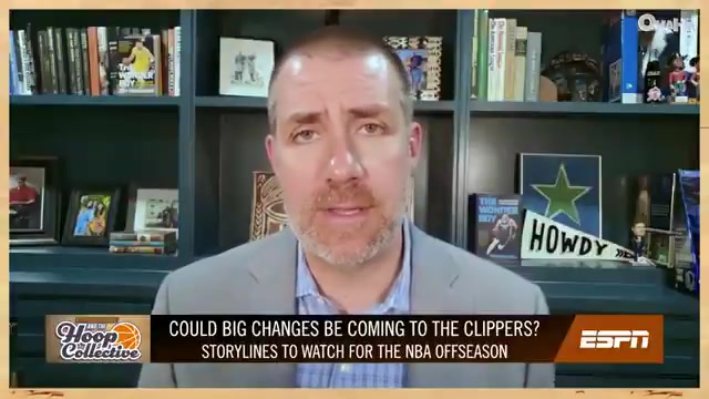 ESPN MacMahon My understanding is if there's going to be an extension between Kawhi Leonard and the Los Angeles Clippers there's going to have to be legitimate negotiations He's going to have to take a pay cut I believe to extend with the Clippers