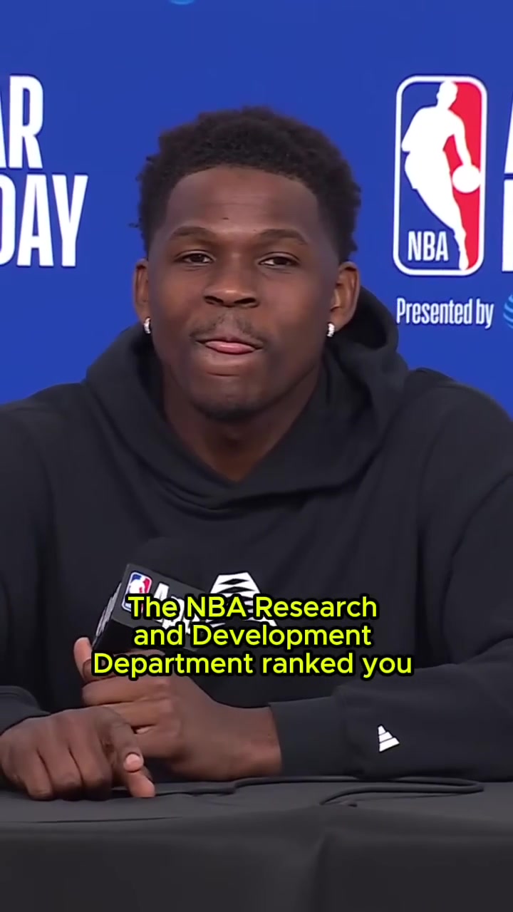When Anthony Edwards Was Told Hes The 7th Hottest Player of All Time You said what When you say hot whatchu mean You talking about basketball
