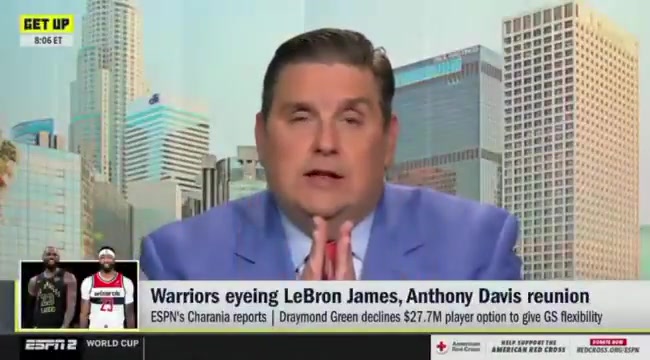 Windhorst The Golden State Warriors will attempt to sign LeBron James today