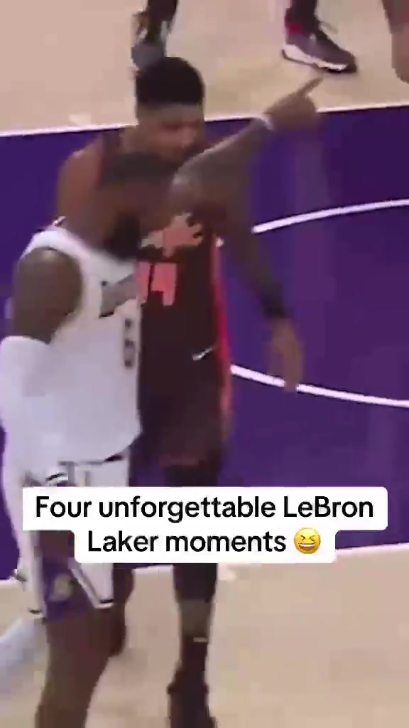 Four unforgettable LeBron Laker moments