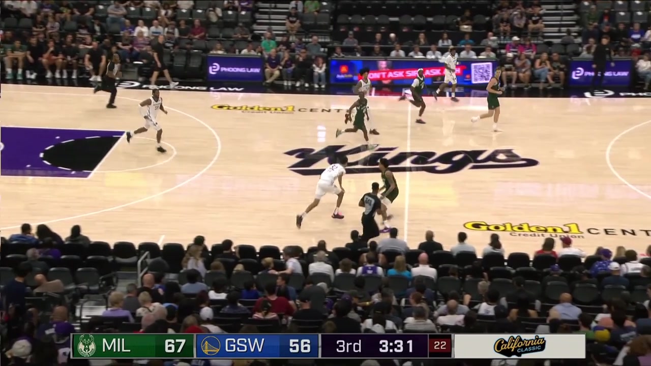 Reese Dixon-Waters with the driving bank shot
