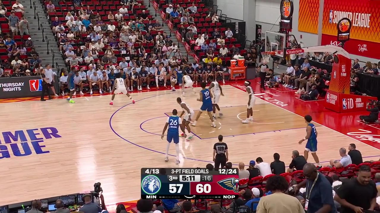 Jaylin Williams with the tip in