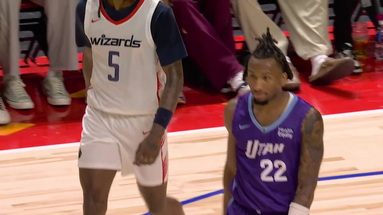 Darryn Peterson mic'd up from the 1st half vs the Wizards and Dybantsa