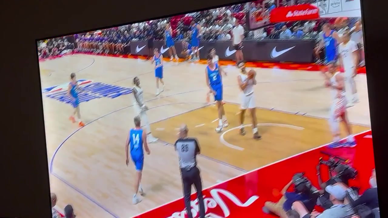 OKC with the all-white starting 5