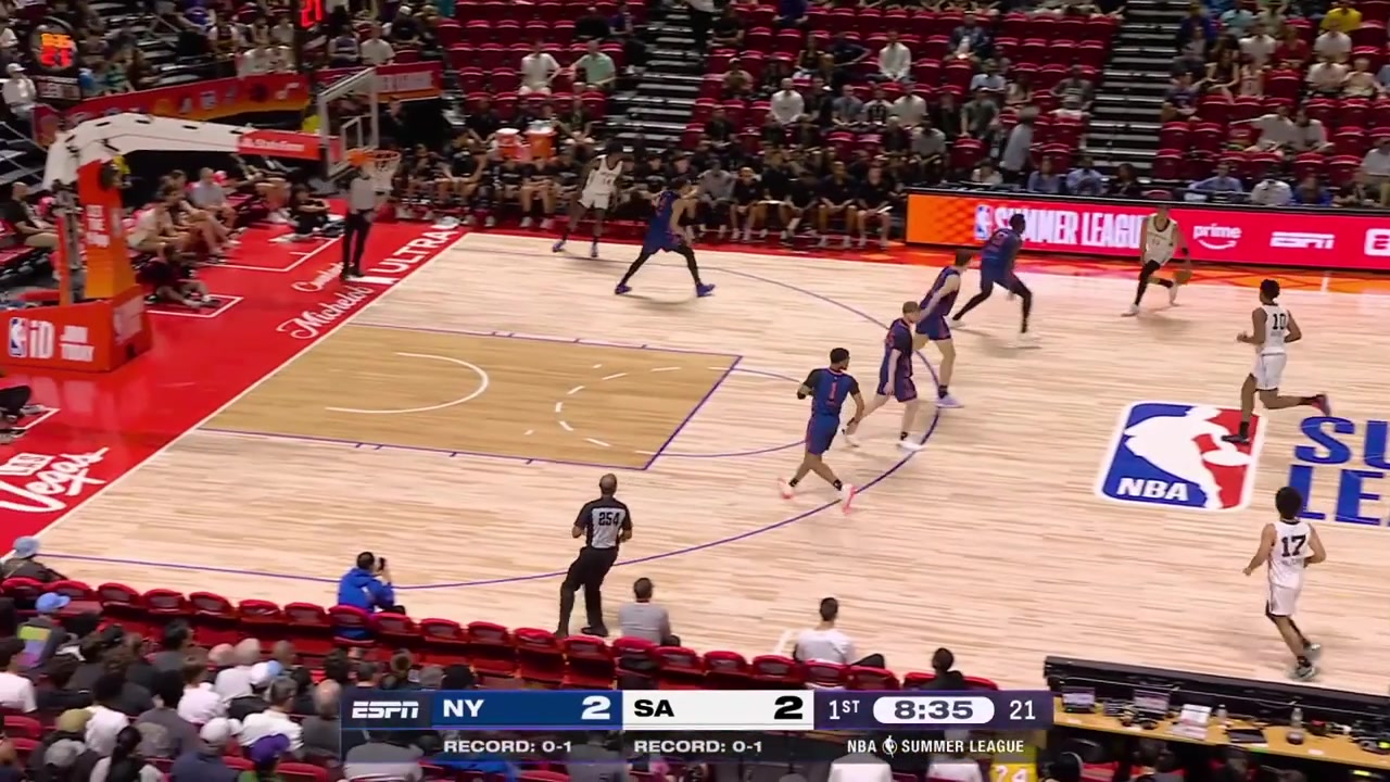 Ja'Kobi Gillespie with the floater Carter Bryant with the 3-pointer off his missed jumpshot Gillespie's assist Tarris Reed with a nice dime to Maliq Brown for the dunk with replaysEmanuel Miller with the layup