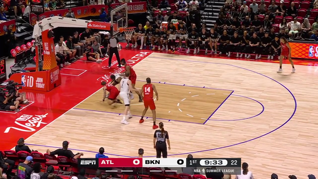 Kingston Flemings finds Isaac McKneely for the easy two then makes a jumper over Danny Wolf then a tough jumper over Ben Saraf and later on the 3-pointer