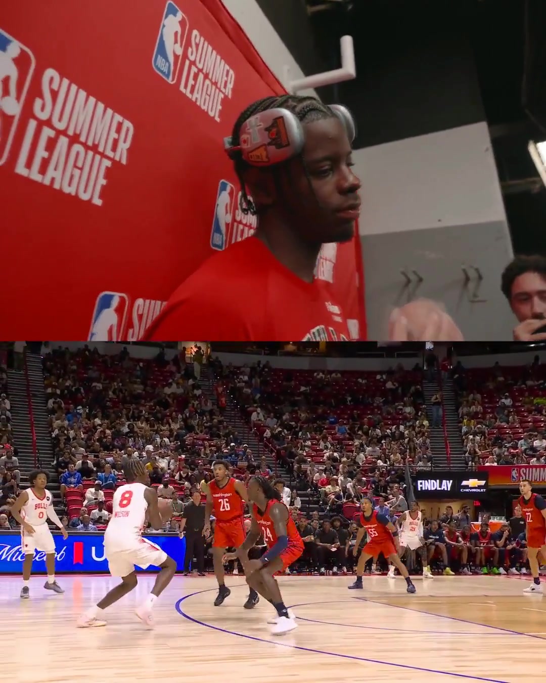Caleb Wilson on if he's taking time off after Summer League Hell no I'm not taking no time off It's my rookie year 'bout to go back to Chicago and get to work I learned everything I need to learn from Summer League on what I need to work on