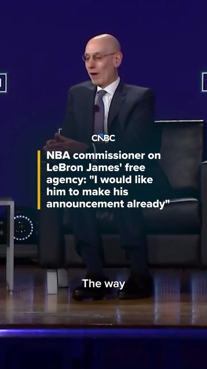 Adam Silver We have to finish up the schedule and where LeBron plays will affect the schedule So I would like him to make his announcement alreadyteams are calling us the networks are calling us and everybody wants to lock in the schedule It will influence how we set the schedule