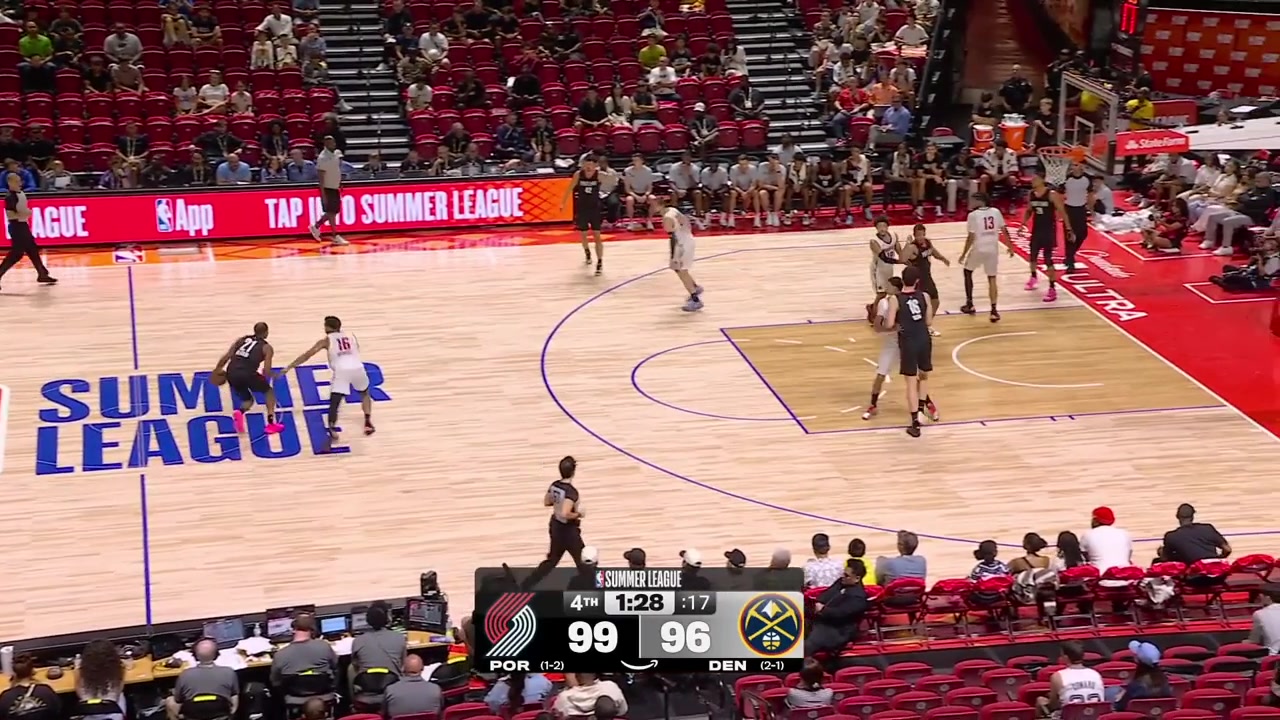 Yang Hansen with a great no look over the shoulder dime to Jayson Kent for the clutch dunk with a replay