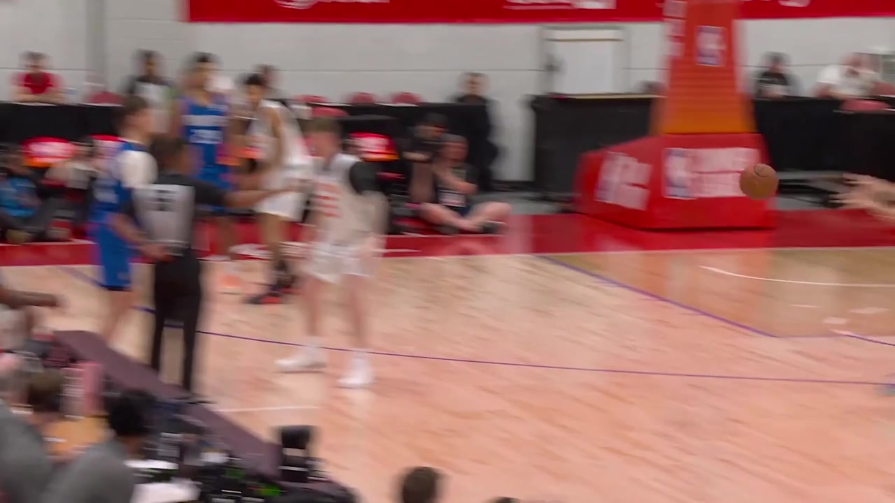 Replays of John Poulakidas highlights from the gameFive triples and a layup