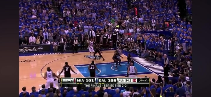 Jason Terry hits the dagger over LeBron James during game 5 of the 2011 NBA finals