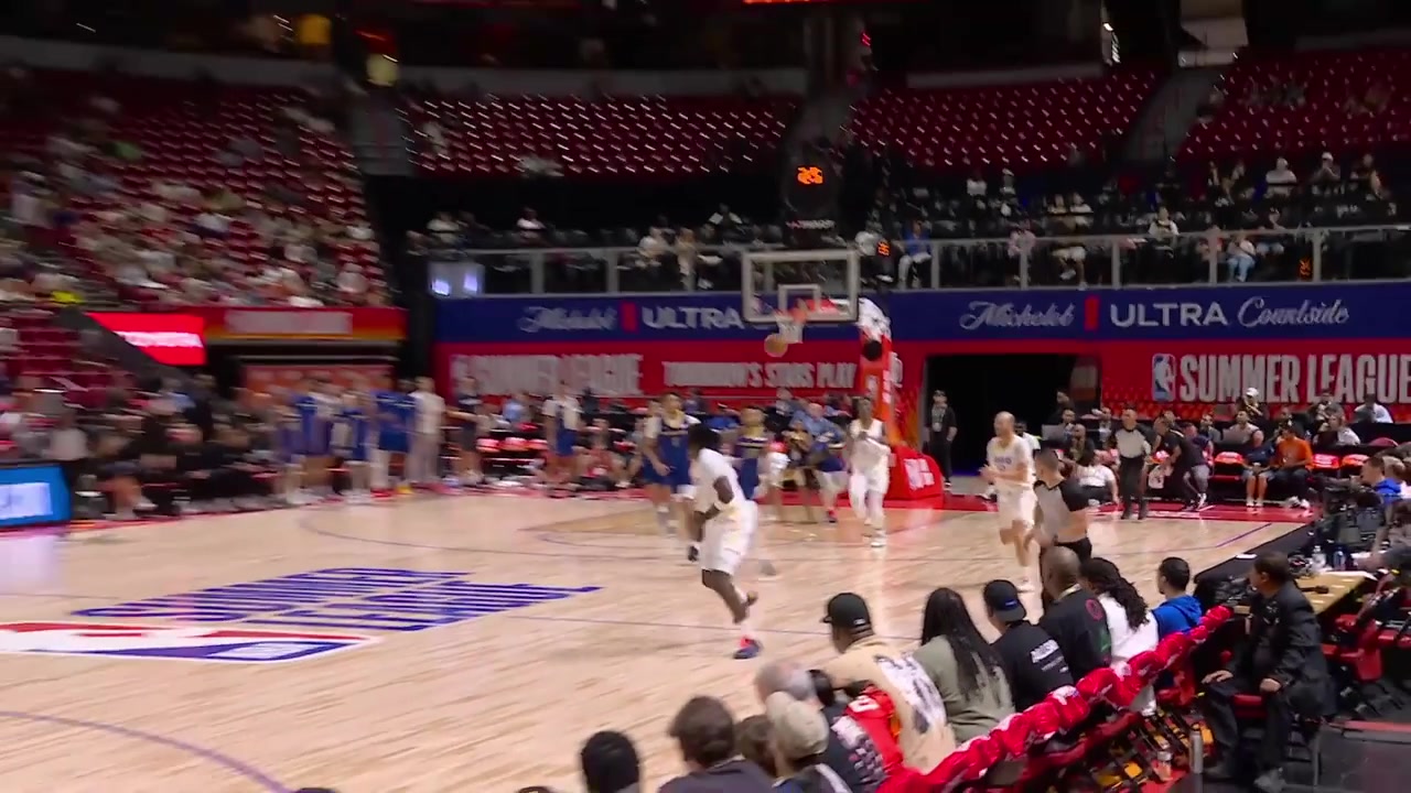 Replays of Arthur Kaluma highlights early in the game vs the Warriors