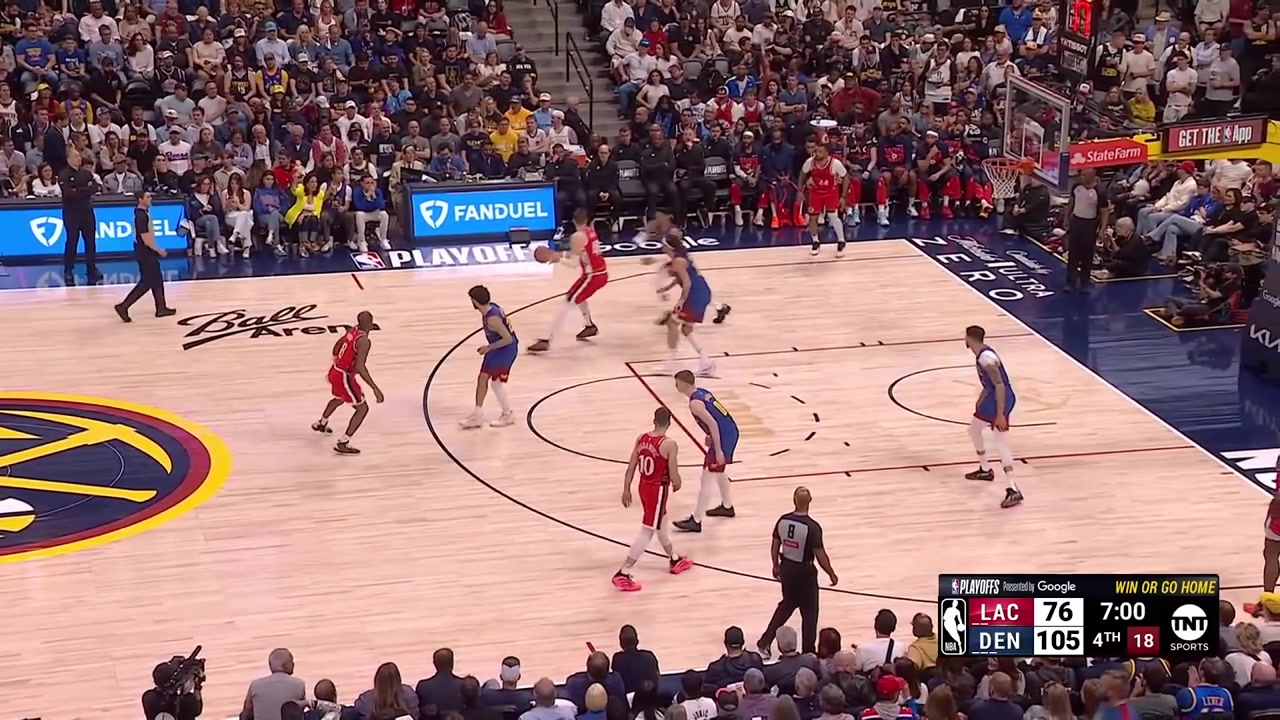 Russell Westbrook picks up one of the most iconic technical fouls of all time and chants to the crowd SEND THEIR ASS HOME as the Nuggets blow out the Clippers in Game 7 of the 2025 playoffs