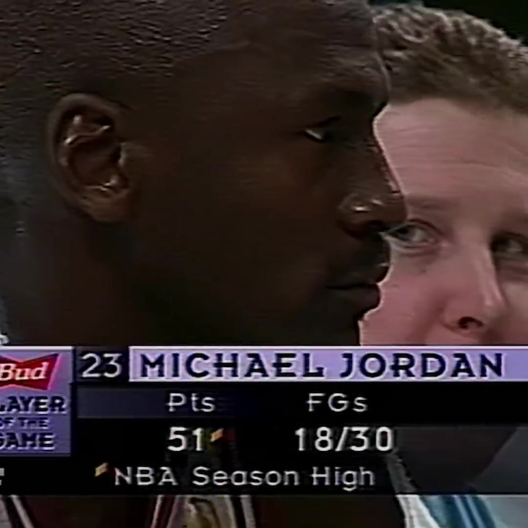Jeff Van Gundy calls Michael Jordan a Con Man prior to their matchup with the Bulls - MJ Responds with 51 Points 1997