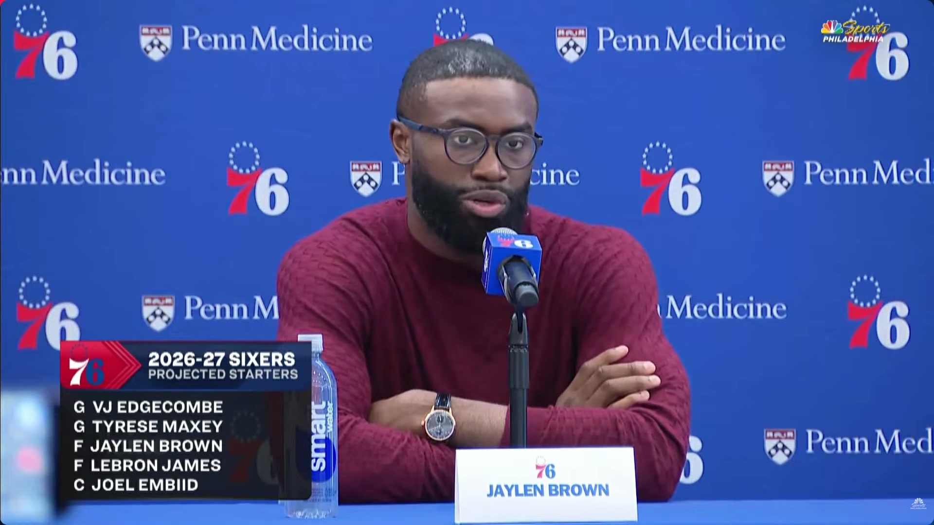 Jaylen BrownI think at different points of my career how I've handled pressure will probably look different At this point now I probably ignore a lot of it or just like kinda let it just be water under the bridge My relationship with the media hasn't always been the best