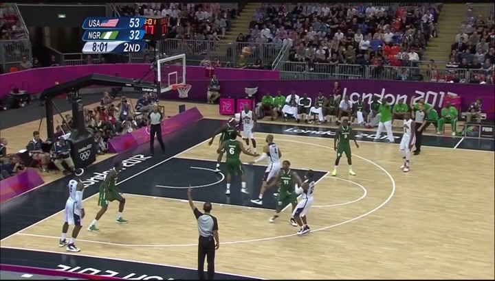 Team USA just causally decimating Nigeria in 2012
